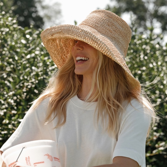 Jenni Kayne Accessories - Jenni Kayne Wide Brim Raffia Hat